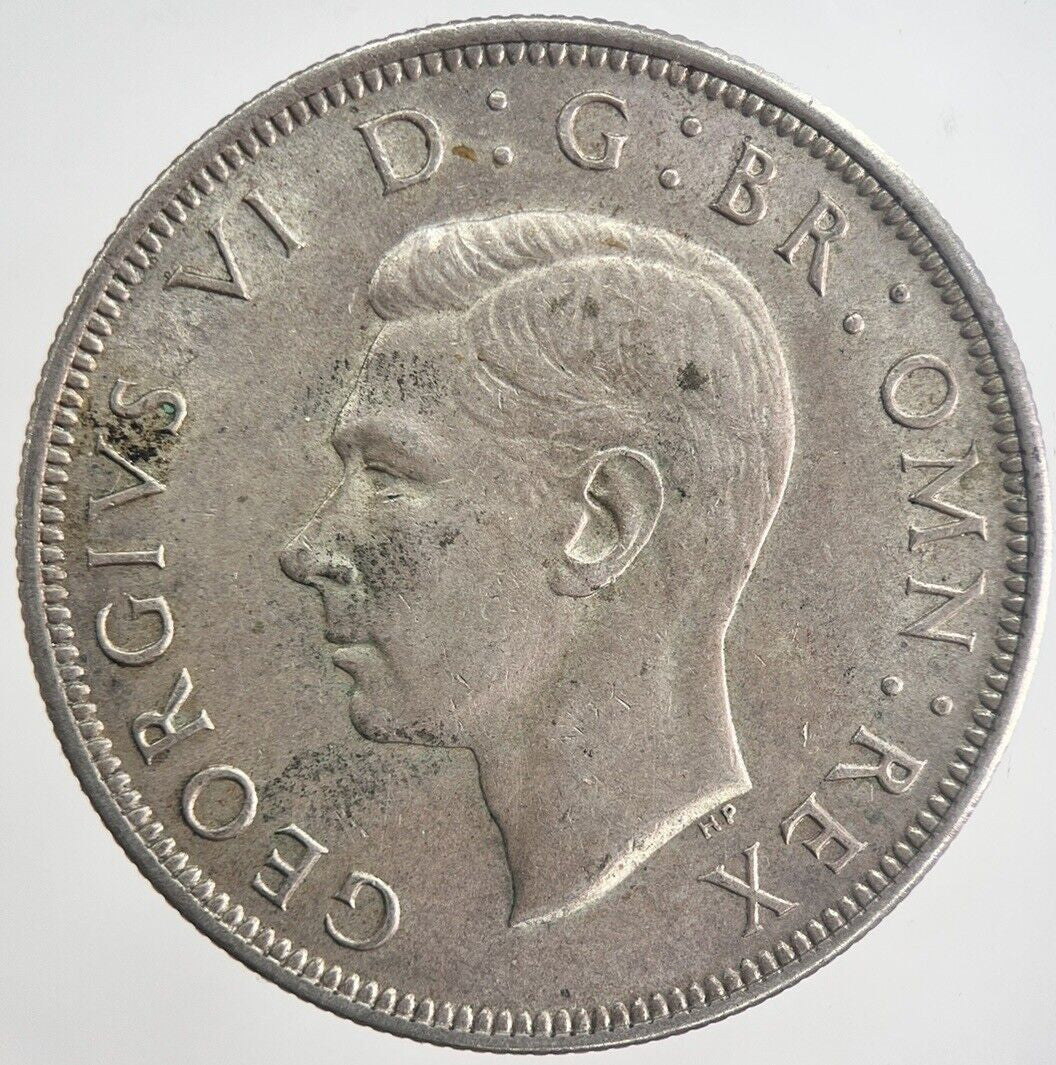 1946 George VI Half - Crown Silver Coin | Fine Collectable Grade | a6344