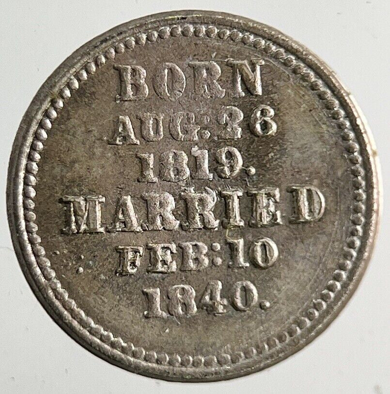 British Very Small Prince Albert Token Coin | Fine Collectable Grade