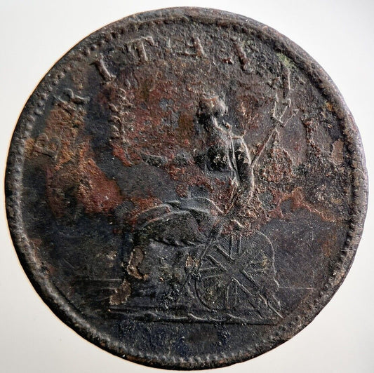 1806 George III Half - Penny Coin | Collectable Grade | a3690