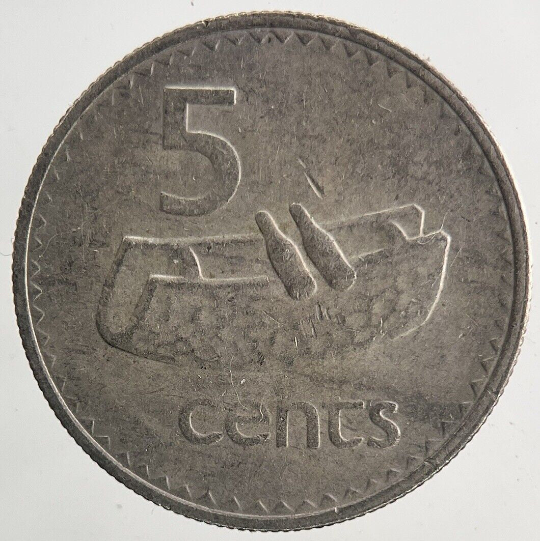 1969 Fiji 5 Cents Coin | Fine Collectable Grade | a6570