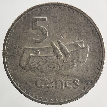 1969 Fiji 5 Cents Coin | Fine Collectable Grade | a6570