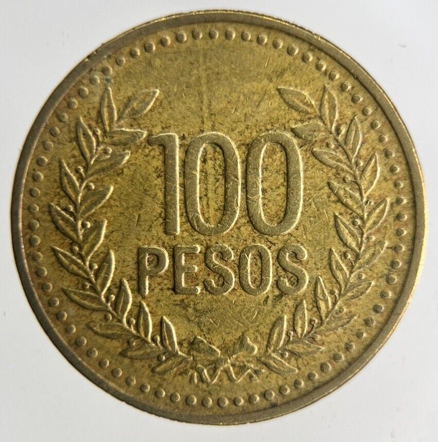 1994 Colombia 100 Pesos Coin | Very High Grade