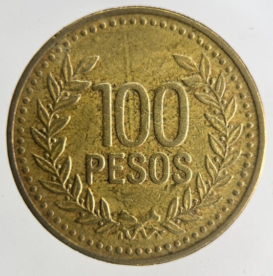 1994 Colombia 100 Pesos Coin | Very High Grade