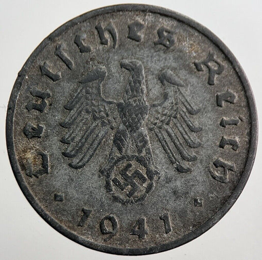 1941-G Germany Nazi 10 Pfennig Coin | Very High Grade | a7879