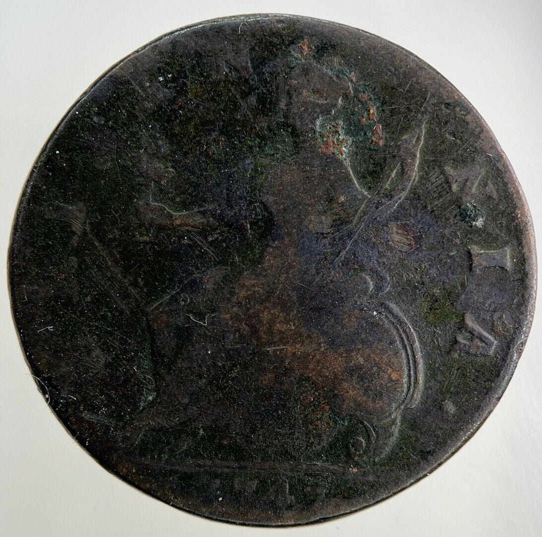 1747 George II 2nd Half-Penny Coin | Collectable Grade