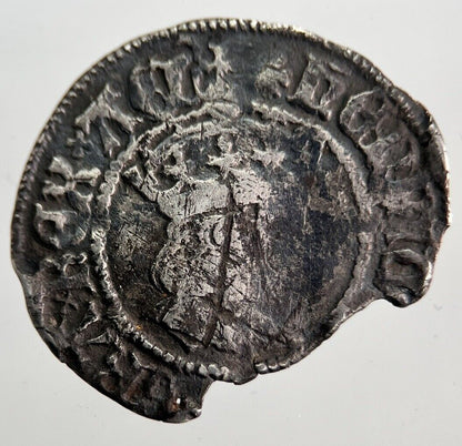 1485 - 1509 Henry VII Half - Groat London Rose Silver Hammered Coin | a7089