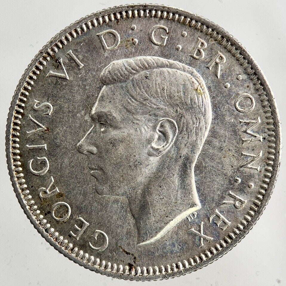 1944 George VI Shilling Silver Coin | Very High Grade