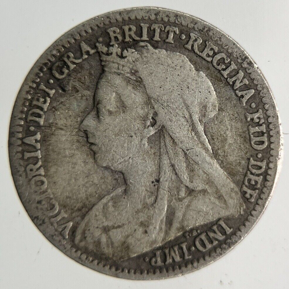 1901 Victoria Threepence Silver Coin | Collectable Grade