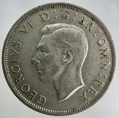 1940 George VI Half - Crown Silver Coin | Fine Collectable Grade