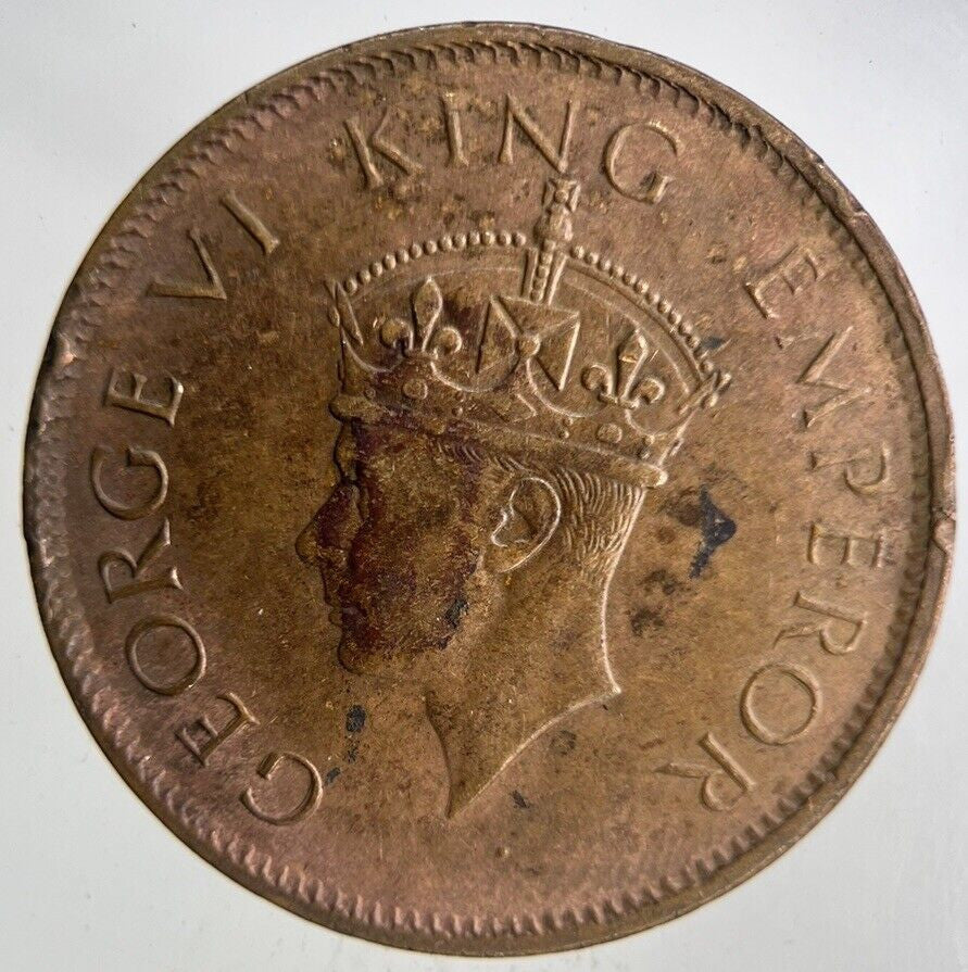 1940 India 1/4 Quarter Anna Coin | Fine Collectable Grade