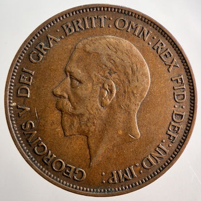 1936 George V One Penny Coin | Very High Grade