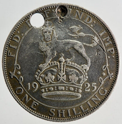 1925 George V Shilling Silver Coin | Fine Collectable Grade