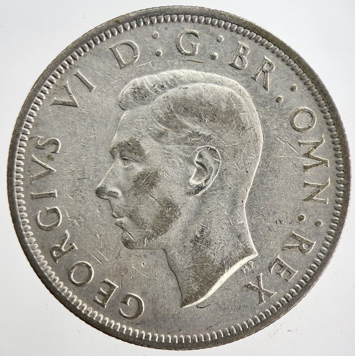 1946 George VI Half - Crown Silver Coin | Fine Collectable Grade | a6211