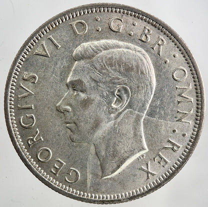 1940 George VI Half - Crown Silver Coin | Fine Collectable Grade