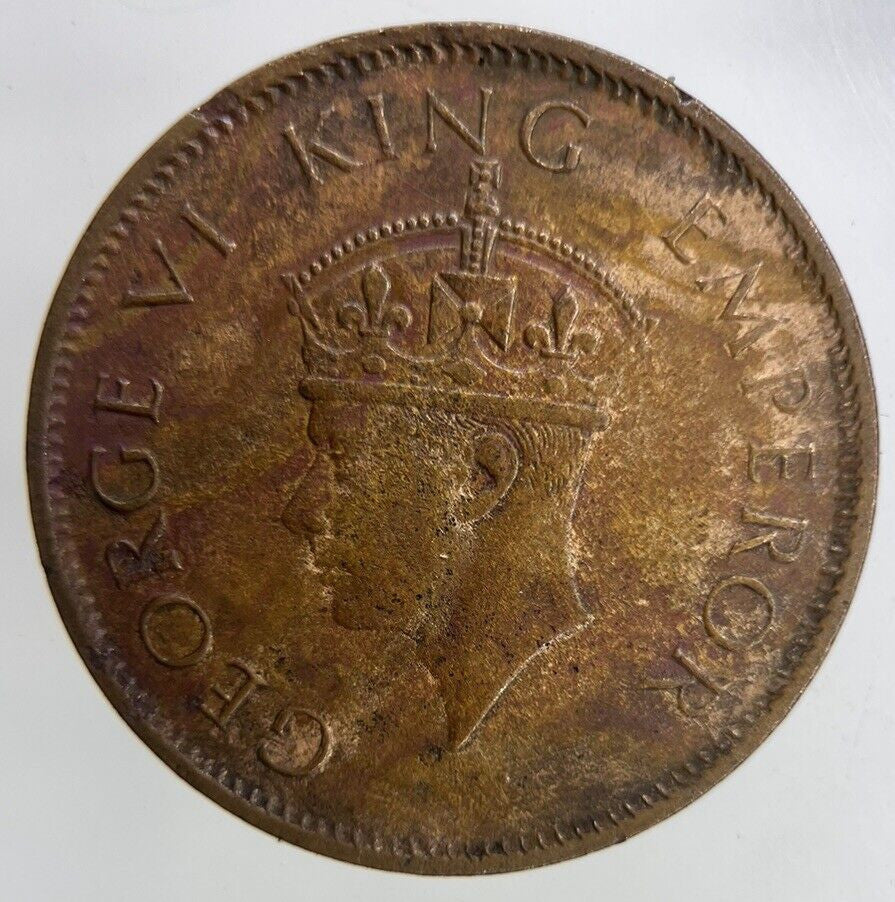 1940 India 1/4 Quarter Anna Coin | Fine Collectable Grade