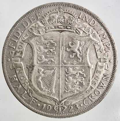 1923 George V Half - Crown Silver Coin | Fine Collectable Grade