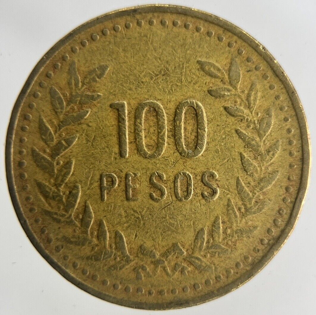 1992 Colombia 100 Pesos Coin | Very High Grade