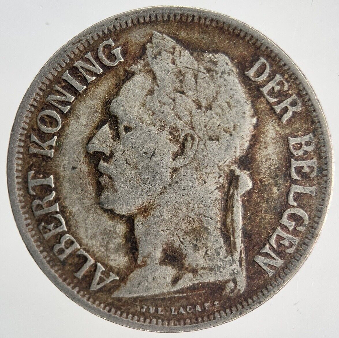 1928 1 One Franc Belgian Congo Coin | Collectable Grade | a1958