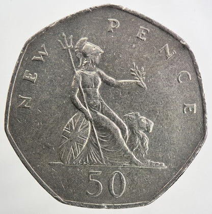 1981 Elizabeth II 2nd 50p 50 Fifty - Pence Coin | Very High Grade