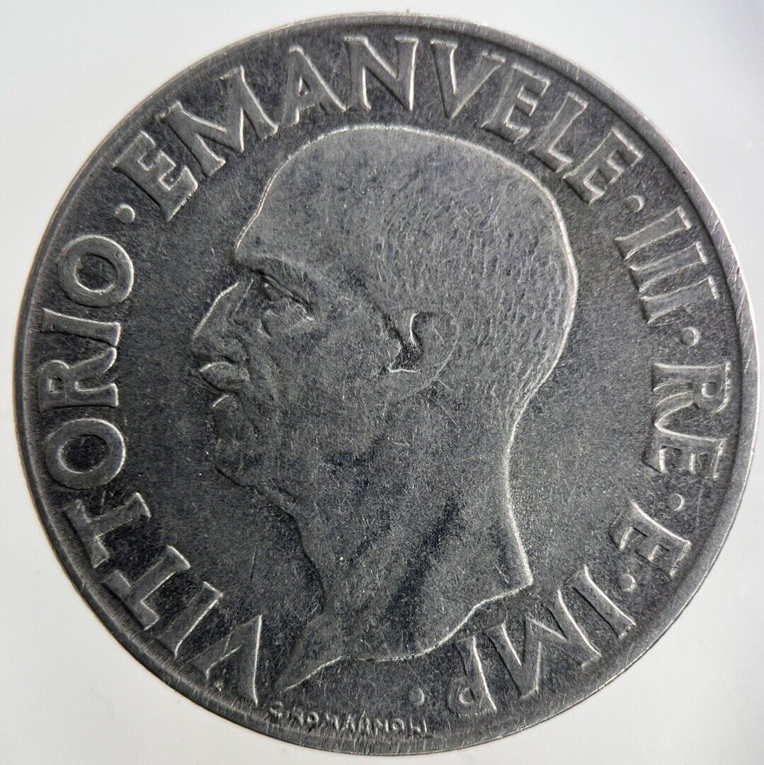1940 Italy 1 Lira Coin | Fine Collectable Grade