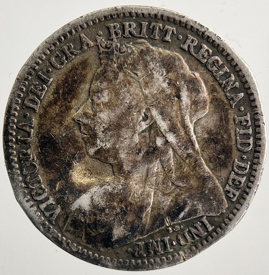 1899 Victoria Threepence Silver Coin | Collectable Grade | a5571