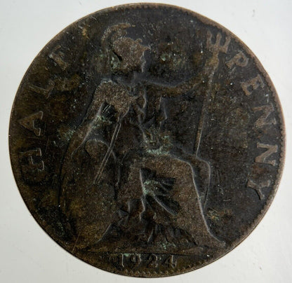 1924 George V Half - Penny Coin | Collectable Grade