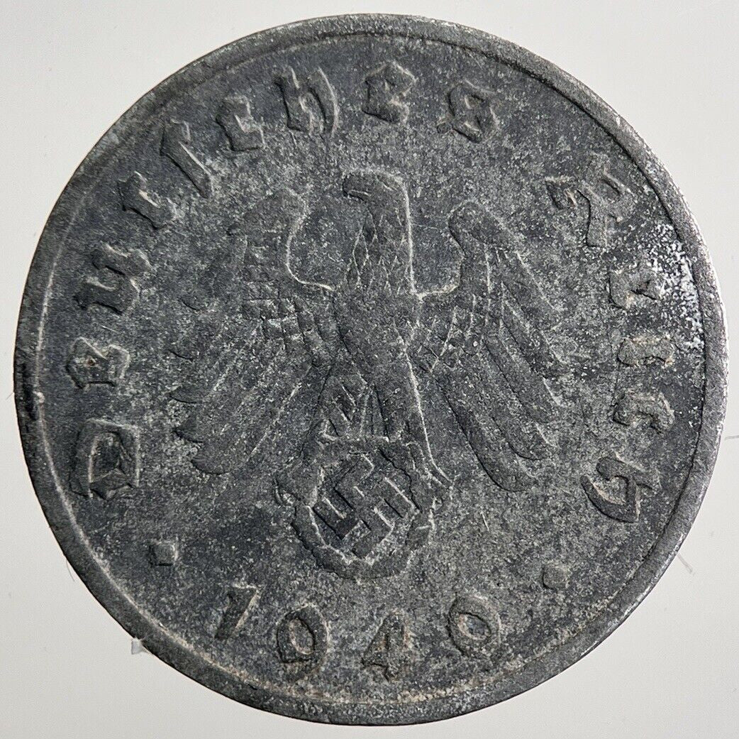 1940 - G Germany Nazi 10 Pfennig Coin | Fine Collectable Grade | a2530
