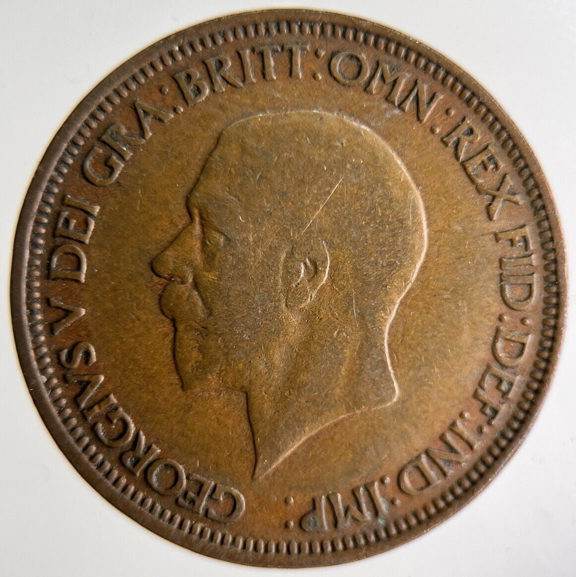 1929 George V Half-Penny Coin | Fine Collectable Grade