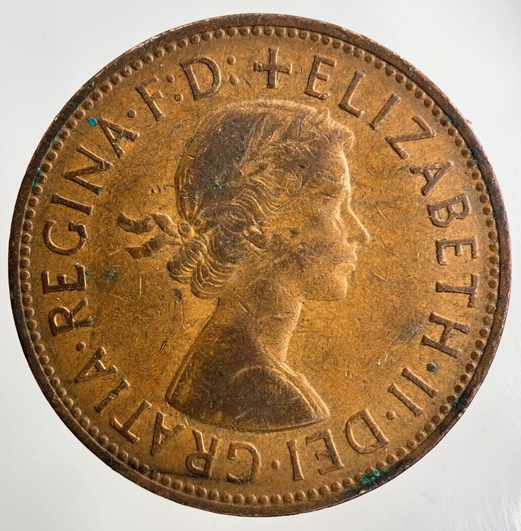 1966 Elizabeth II 2nd One Penny Coin | Fine Collectable Grade