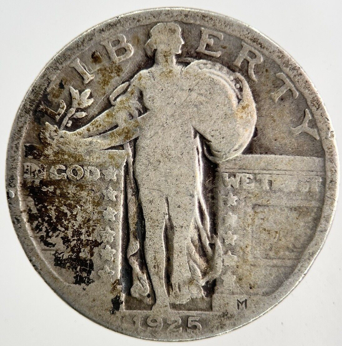 1925 US USA Standing Liberty Quarter Dollar Silver Coin | Collectable Grade