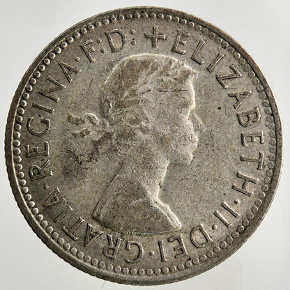 1960 Australia Shilling Silver Coin | Fine Collectable Grade