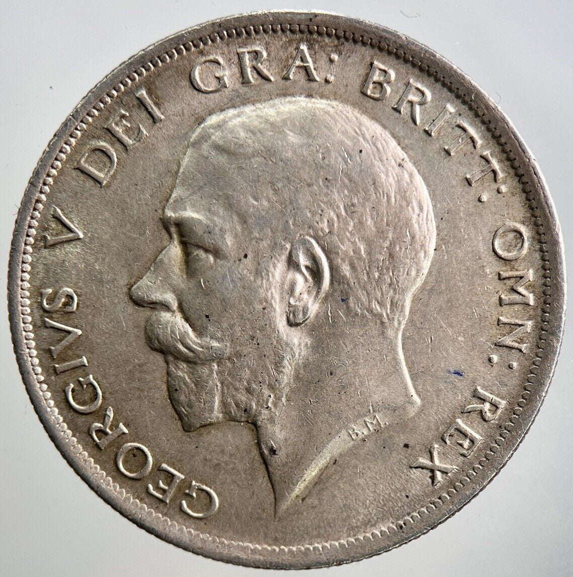1916 George V Half - Crown Silver Coin | Very High Grade | a3469