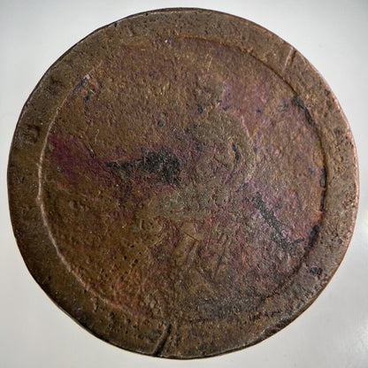 1797 George III 3rd Cartwheel One Penny Coin | Fair Grade