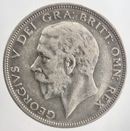 1933 George V Half - Crown Silver Coin | Fine Collectable Grade | a6328
