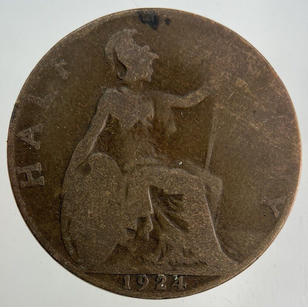1924 George V Half - Penny Coin | Collectable Grade