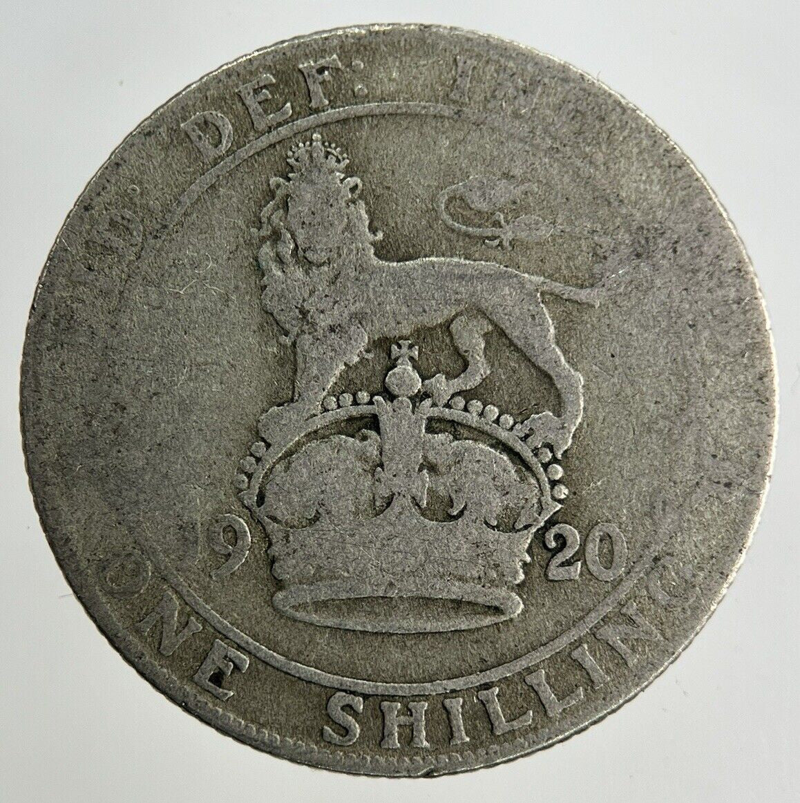 1920 George V Shilling Silver Coin | Collectable Grade