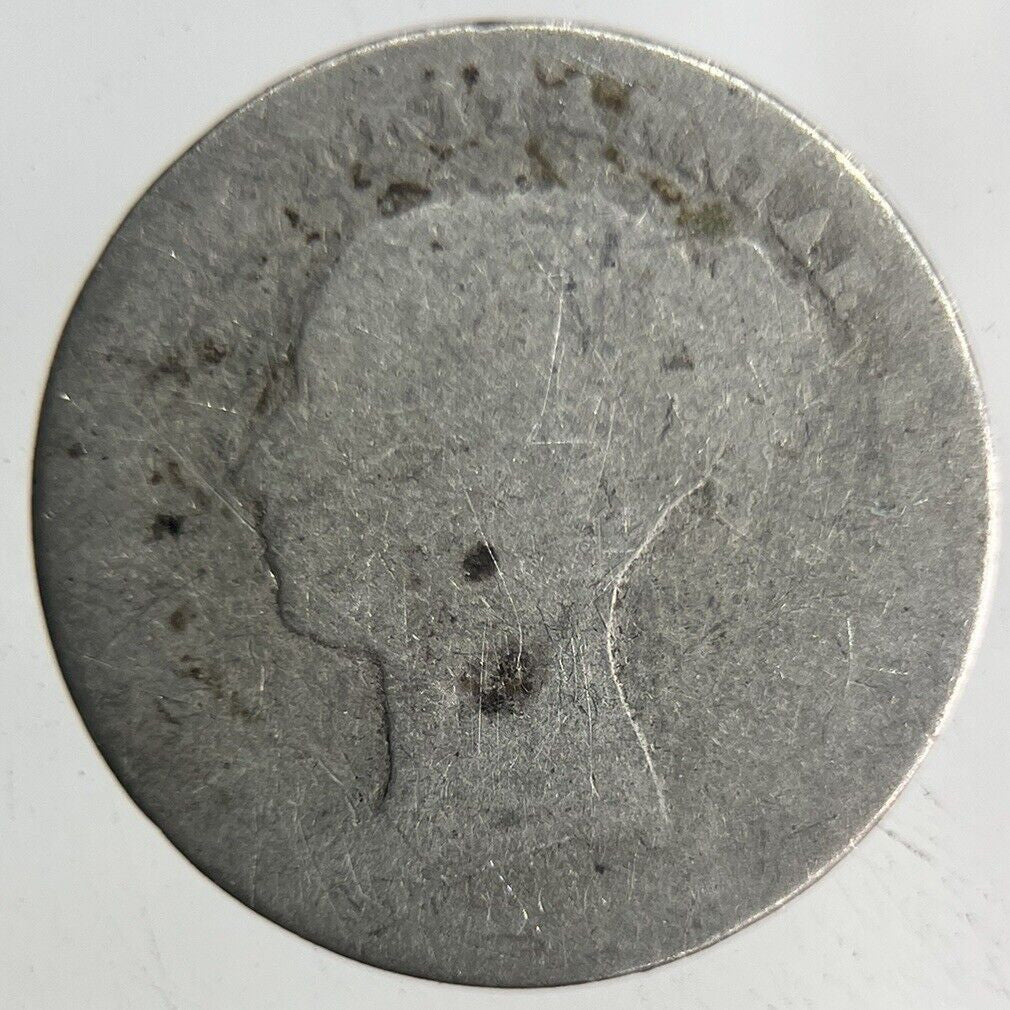 1864 Victoria Threepence Silver Coin | Fair Grade