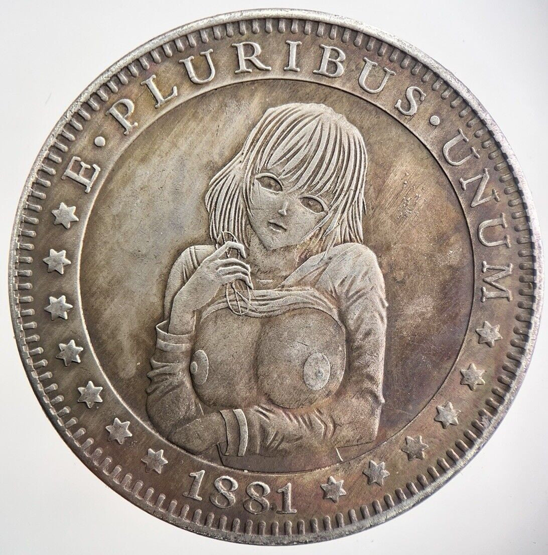 American Morgan Dollar Style Naked Nude Woman Coin | Collectable Grade | a1994