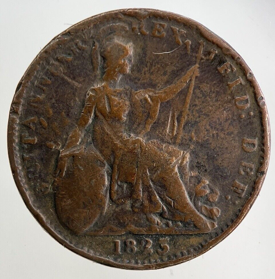 1825 George IV Farthing Coin | Fine Collectable Grade