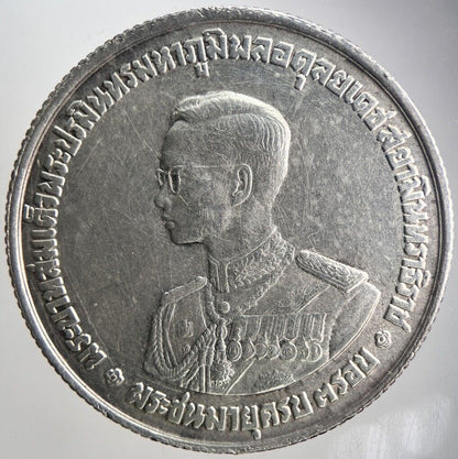 1963 Thailand Thai Rama IX 20 Baht Silver Coin | Very High Grade | a4650