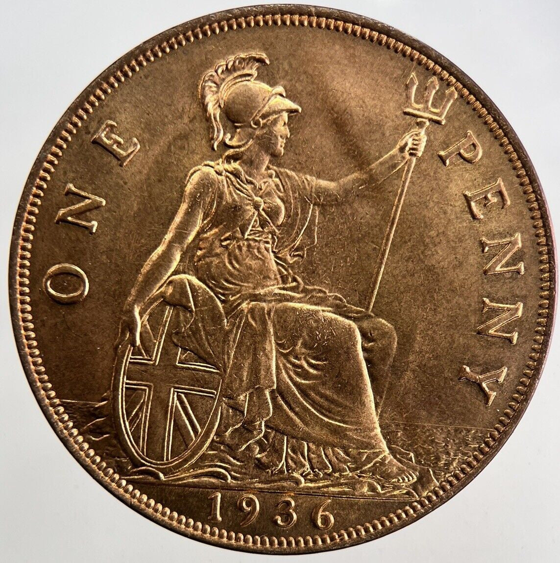 1936 George V One Penny Coin | Very High Grade