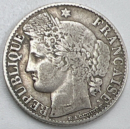 1881 - A 50 Centimes France Silver Coin | Collectable Grade