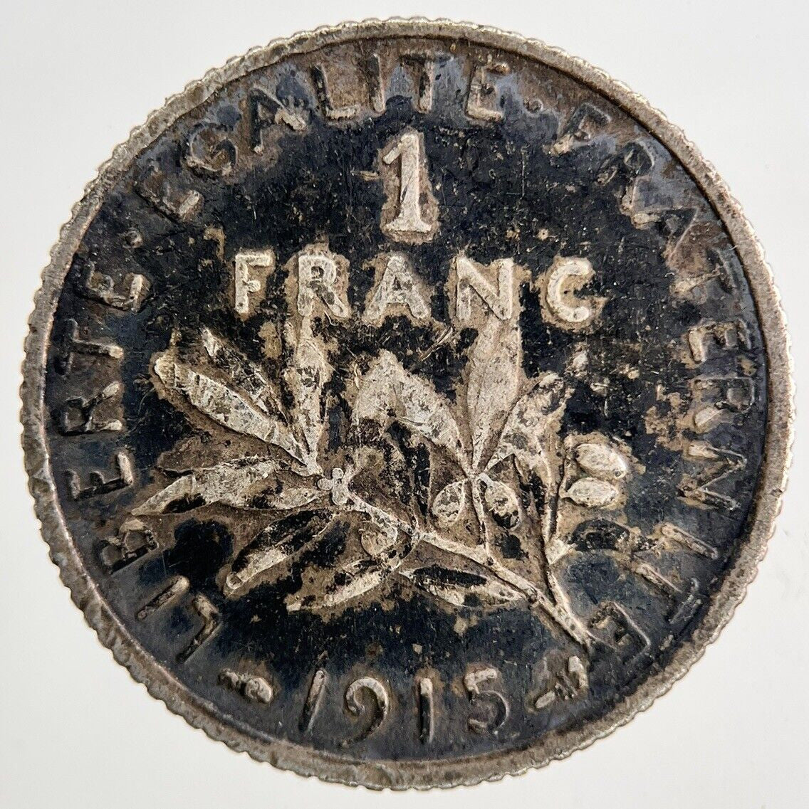 1915 France 1 Franc Silver Coin | Collectable Grade