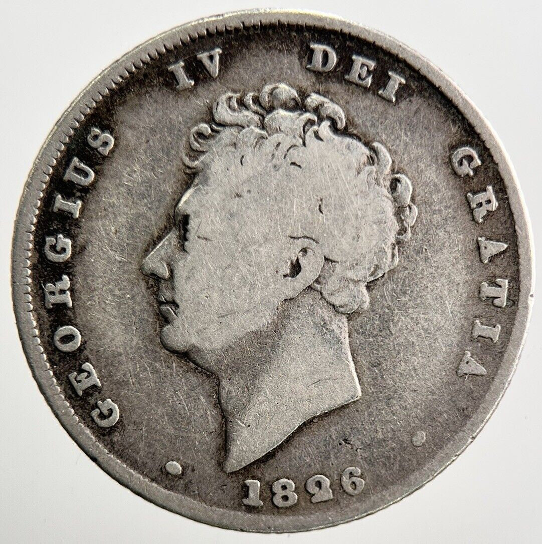 1826 George IV One Shilling Silver Coin | Collectable Grade | a3471
