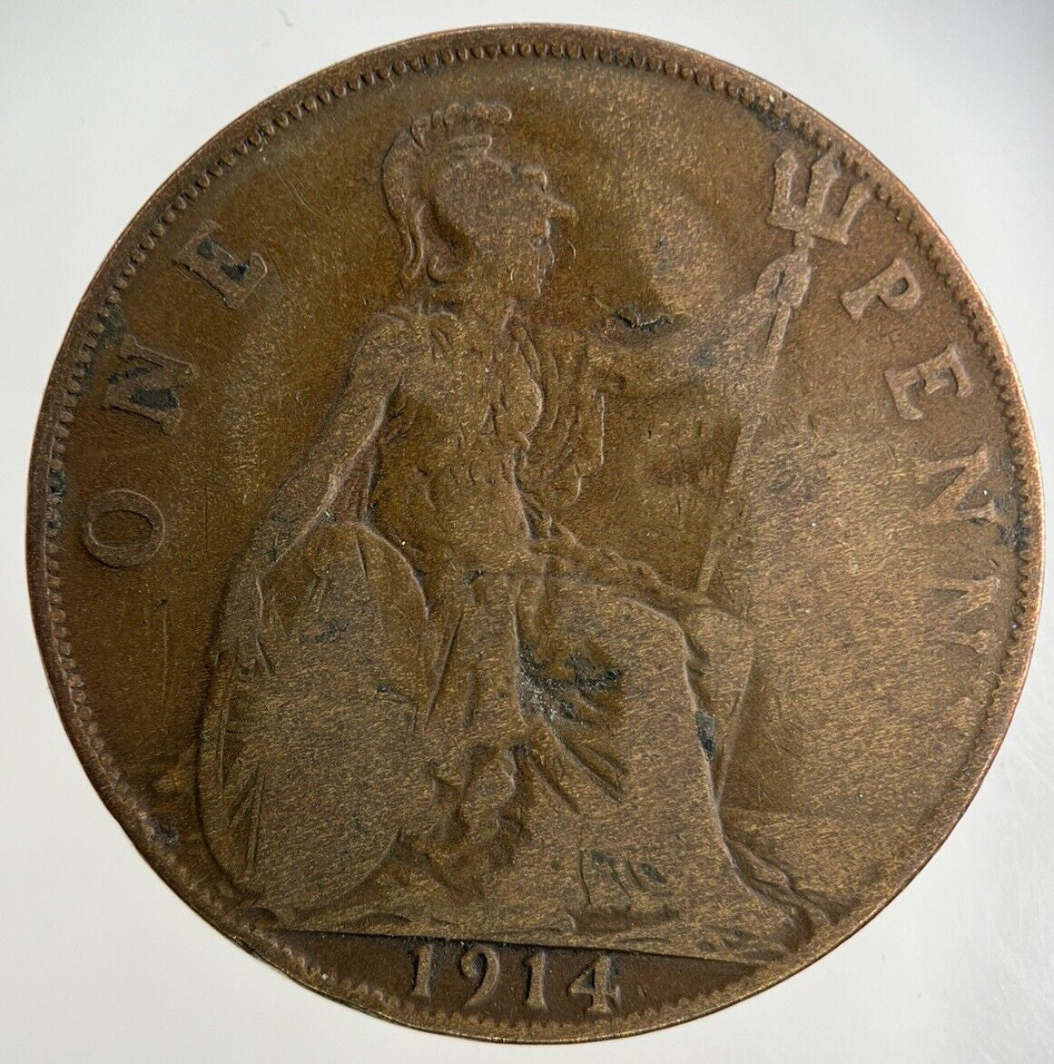 1914 George V One Penny Coin | Collectable Grade