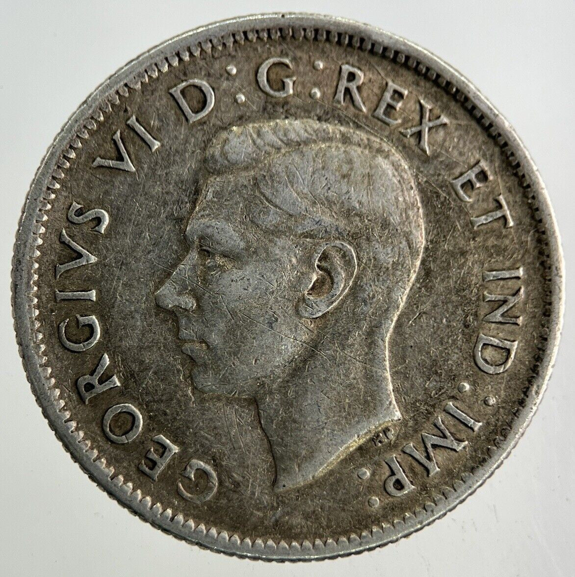 1943 Canada 25 Cents Silver Coin | Fine Collectable Grade