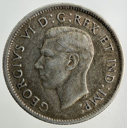 1943 Canada 25 Cents Silver Coin | Fine Collectable Grade