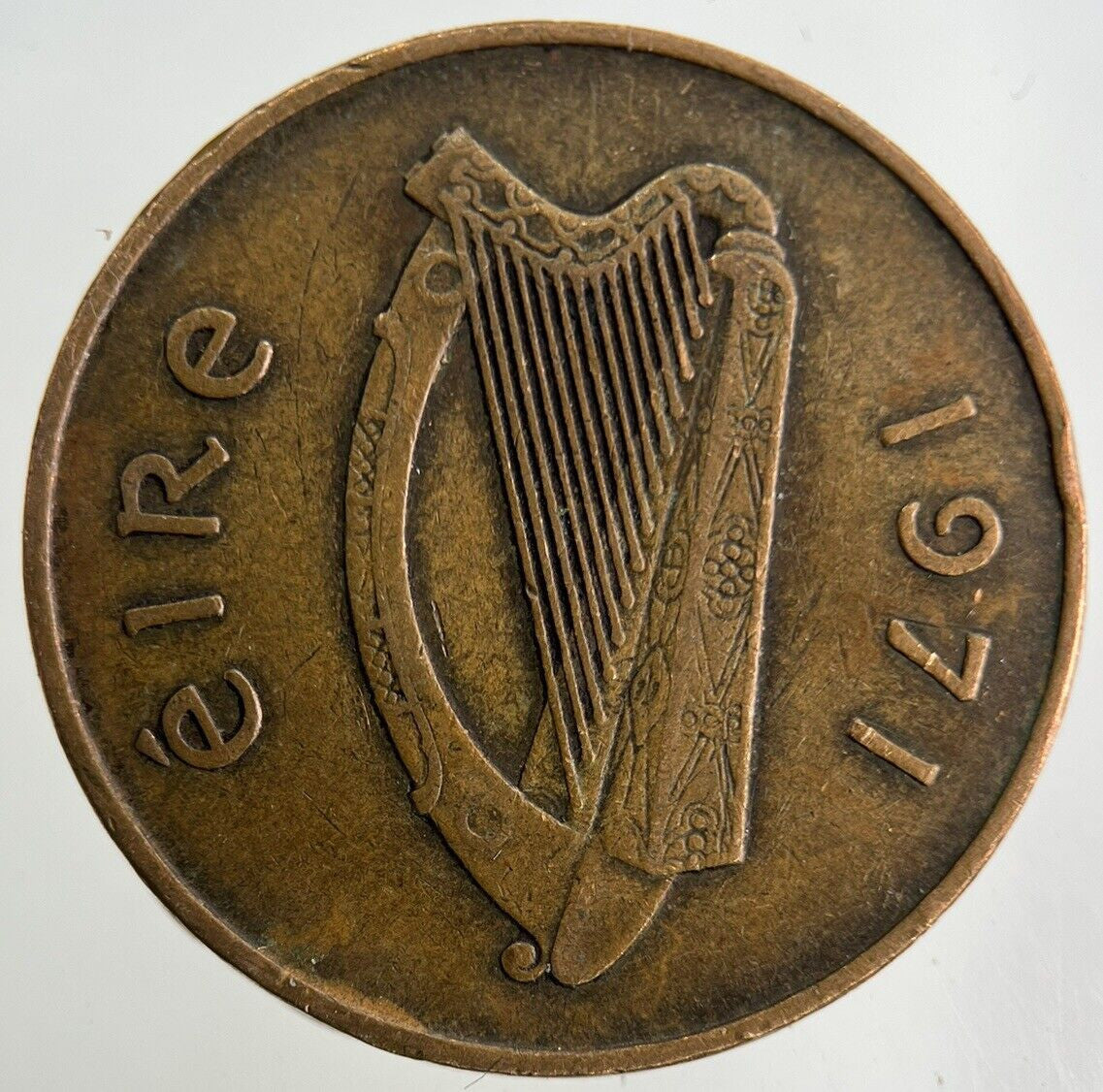 1971 Irish 2p Two - Pence Coin | Fine Collectable Grade