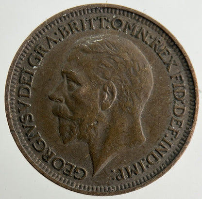 1927 George V Farthing Coin | Fine Collectable Grade
