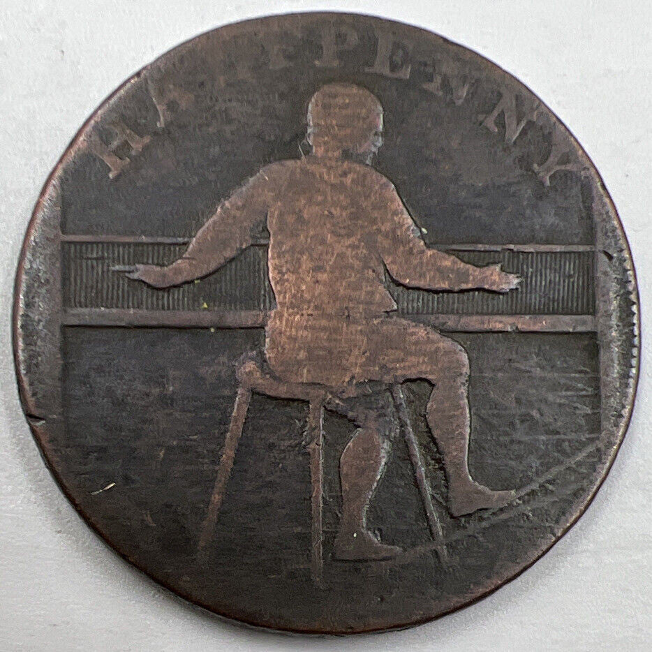 1791 Rochdale Half-Penny Coin Token | Collectable Grade | a909